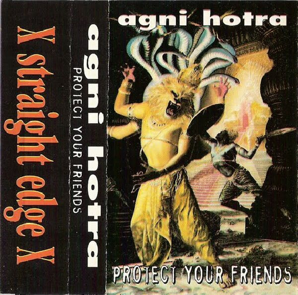 Okładka Protect Your Friends zespołu Agni Hotra